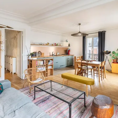 Apartment Central & Vibrant 1bd Flatporte De Clignancourt Paris
